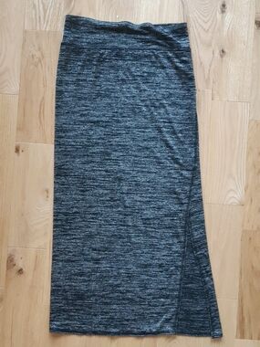 Wilfred Free Charcoal Heather Maxi Skirt Medium